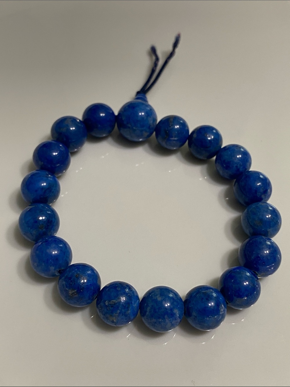 Lapis Lazuli Bead Stretch Bracelet